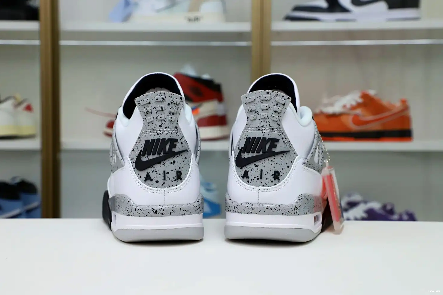 Kimikick White Cement 4 Jordan Air Retro 0511